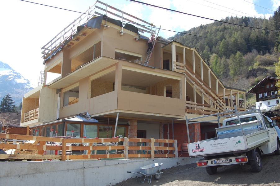 Umbau Einfamilienhaus in Riegelbauweise