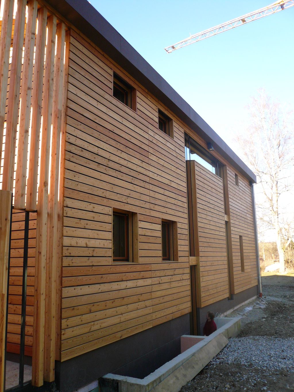 Neubau Passivhaus in Massivholzbauweise